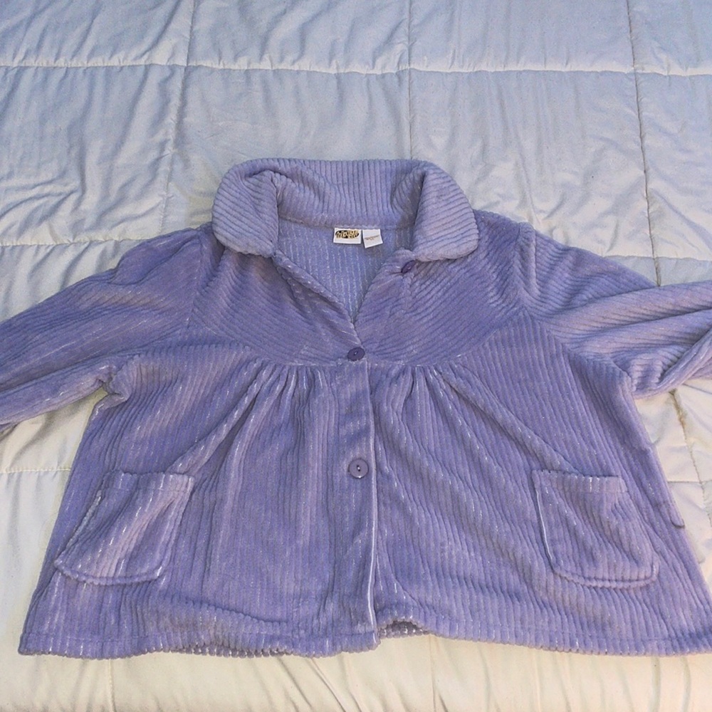 purple jacket